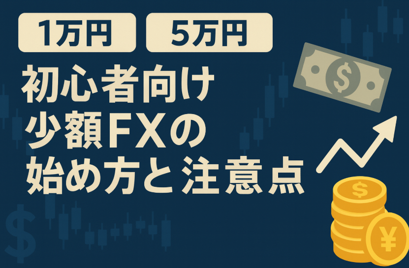 【1万円・5万円ではじめる】初心者向け少額FXの始め方と注意点
